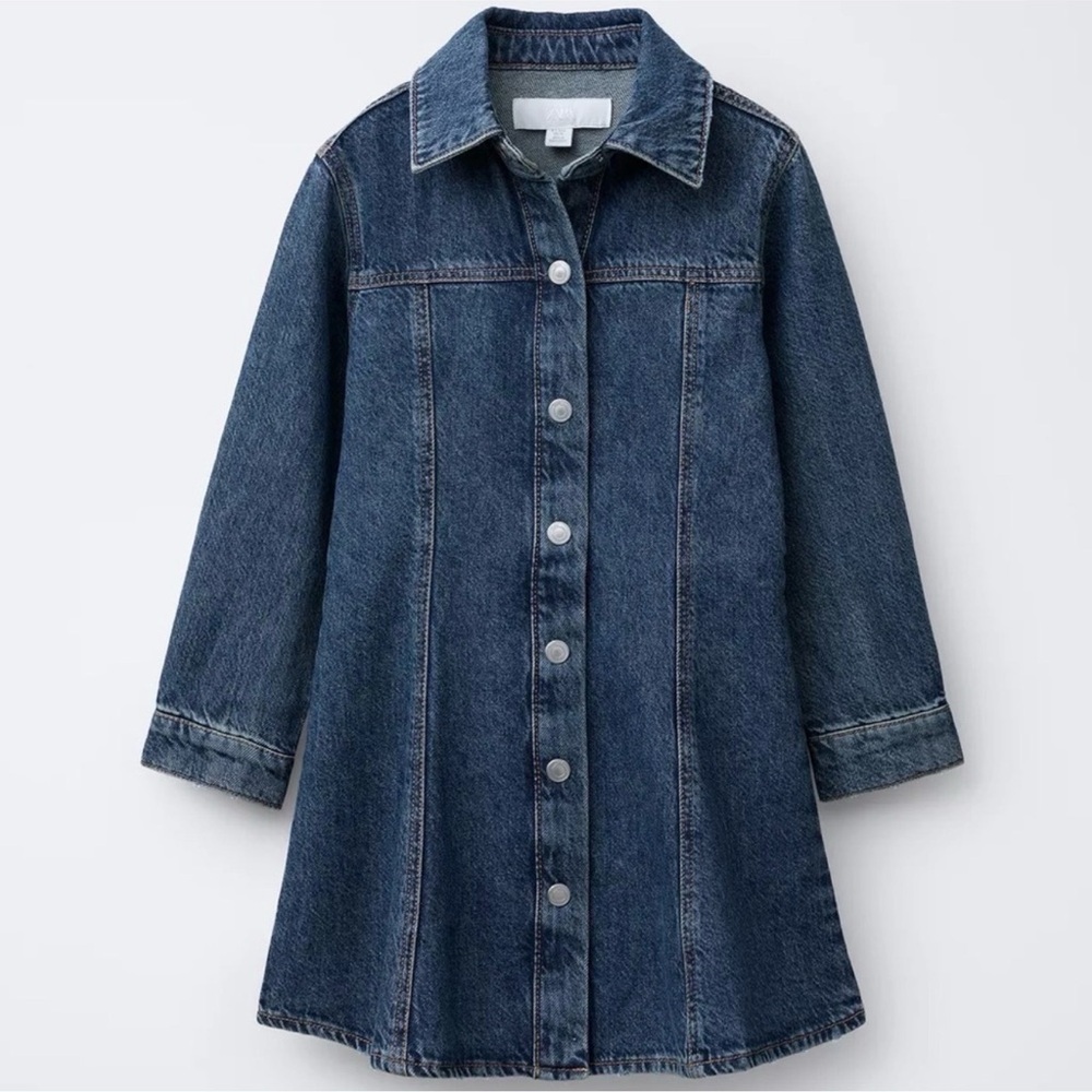 Zara girls denim dress